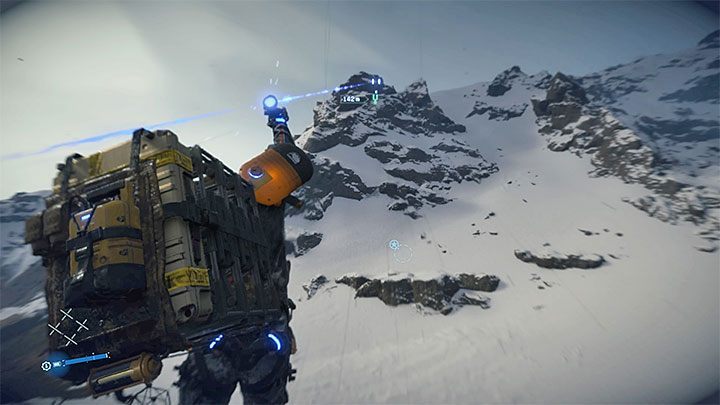 Poprawne połączenie tyrolek umożliwia zaliczenie szybkiej przejażdżki na linie - Jak skorzystać z tyrolki w Death Stranding? - Death Stranding - poradnik do gry