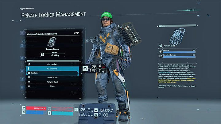 Sama możesz także wyposażyć w inne elementy ubioru o charakterze użytkowym - Jak zdobyć zbroję w Death Stranding? - Death Stranding - poradnik do gry