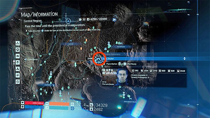 Na potrzeby zajęcia się tym trofeum musisz odwiedzić siedzibę złomiarza - Junk Dealer - Trofeum Dostawca usług publiicznych | Trofea i osiągnięcia w Death Stranding - Death Stranding - poradnik do gry