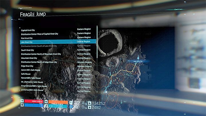 Właściwa rozgrywka toczy się w centralnym regionie mapy świata - Czy Death Stranding ma dużą mapę świata? - Death Stranding - poradnik do gry