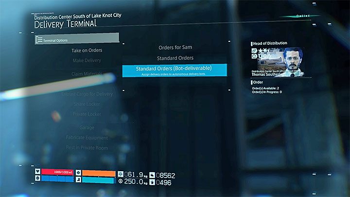 Zlecenia standardowe dla botów są unikalną kategorią pobocznych misji - Zlecenia standardowe | Death Stranding - Death Stranding - poradnik do gry