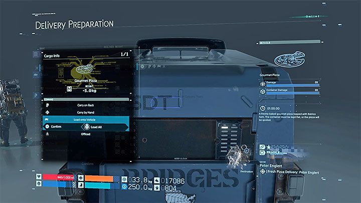 Zaparkuj ciężarówką jak najbliżej miejsca odbierania zlecenia - Jak przetransportować pizzę w Death Stranding? - Death Stranding - poradnik do gry