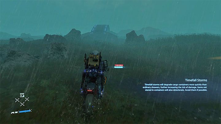 W dalszej fazie kampanii pojawiają się dwa inne, choć bardzo podobne, zjawiska pogodowe - śnieg temporalny oraz burze temporalne - Co to jest opad temporalny w Death Stranding? - Death Stranding - poradnik do gry