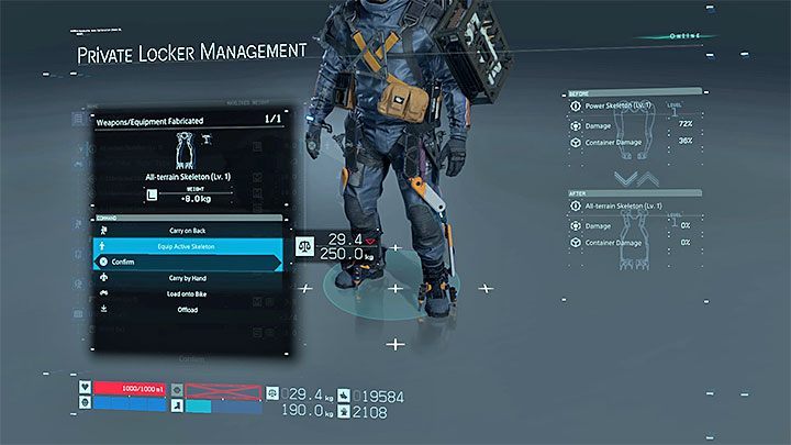 Po ukończeniu zlecenia numer 47 (High-bounce Spring Delivery: Rototicist) i podłączeniu nowej lokacji do sieci uzyskasz dostęp do egzoszkieletu terenowego (All-Terrain Skeleton) - Jak zdobyć egzoszkielet w Death Stranding? - Death Stranding - poradnik do gry