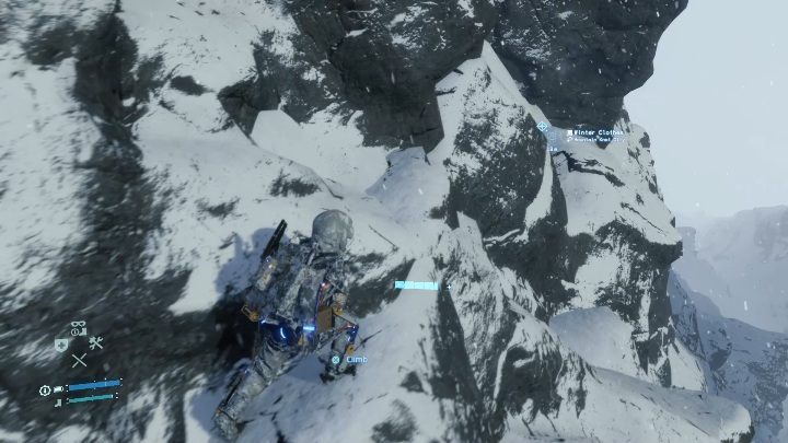 Na początku misji musisz udać się w góry i odzyskać ubrania - Death Stranding: Rozdział 7 - Clifford | Opis przejścia, solucja - Death Stranding - poradnik do gry