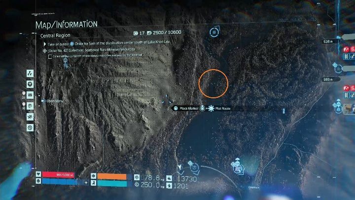 Jeśli nie chcesz tracić cennych zasobów, a w zapasie masz sporo cennego czasu możesz przejść na około - Death Stranding: Rozdział 5 - Mama | Opis przejścia, solucja - Death Stranding - poradnik do gry