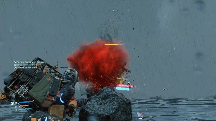 Najlepszą bronią na tego potwora jest Hematic Grenade - Death Stranding: Rozdział 4 - Unger | Opis przejścia, solucja - Death Stranding - poradnik do gry