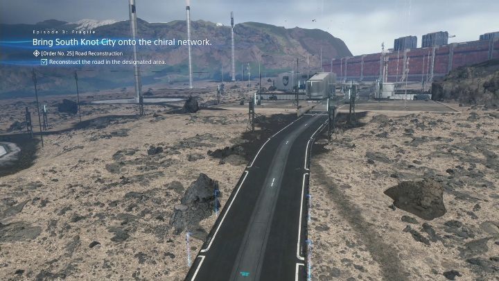 Zatrzymaj się przy mechanizmie - Death Stranding: Rozdział 3 - Fragile | Opis przejścia, solucja - Death Stranding - poradnik do gry