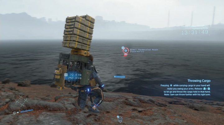Wraz z ładunkiem udaj się nad jezioro - Death Stranding: Rozdział 3 - Fragile | Opis przejścia, solucja - Death Stranding - poradnik do gry
