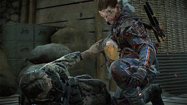 Po tym jak dostatecznie osłabisz Ungera przemieści się w inne miejsce na mapie i polowanie rozpocznie się od nowa - Clifford Unger - rozdział 4 | Boss w Death Stranding - Death Stranding - poradnik do gry