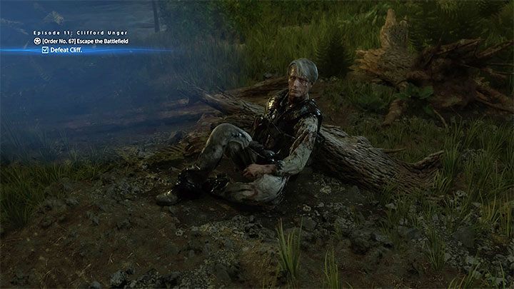 Po tym jak dostatecznie osłabisz Ungera przemieści się w inne miejsce na mapie i polowanie rozpocznie się od nowa - Clifford Unger - rozdział 11 | Boss w Death Stranding - Death Stranding - poradnik do gry
