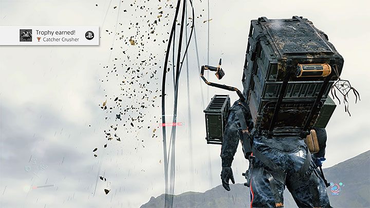 Pokonany potwór przemieni się w eksplodujący kryształ i nagrodzony zostaniesz trofeum - Lista trofeów i osiągnięć w Death Stranding - Death Stranding - poradnik do gry