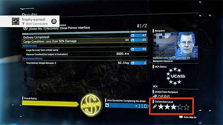 Rodzaj trofeum: brązowe - Lista trofeów i osiągnięć w Death Stranding - Death Stranding - poradnik do gry