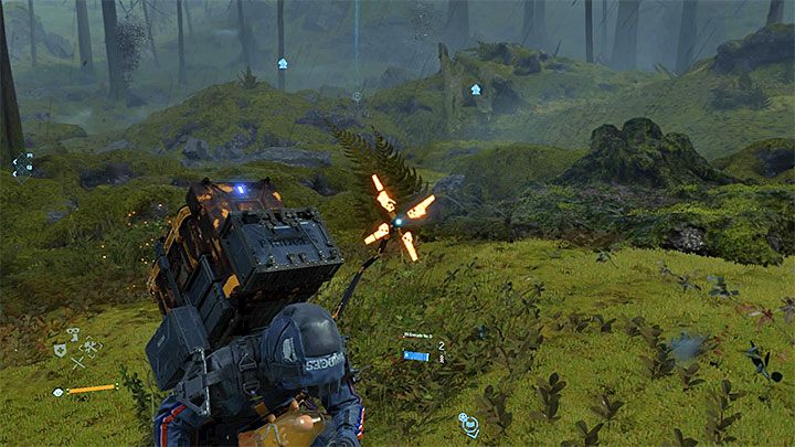 W lokacjach z wynurzonymi koniecznie skradaj się, a więc przed wkroczeniem do takiego obszaru wciśnij klawisz przykucnięcia - Konfrontacje z wynurzonymi | Death Stranding - Death Stranding - poradnik do gry