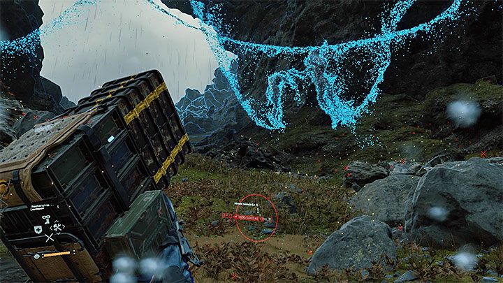 Sylwetka wynurzonego pojawi się dopiero po tym jak znajdzie się on blisko głównego bohatera - Konfrontacje z wynurzonymi | Death Stranding - Death Stranding - poradnik do gry