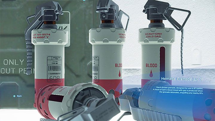 W momencie zaakceptowania czternastego głównego zadania odblokowany zostanie dostęp do granatów Hematic Grenade - Konfrontacje z wynurzonymi | Death Stranding - Death Stranding - poradnik do gry