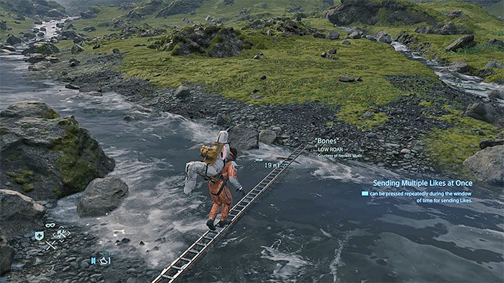 Wejście do rzeki nie jest na szczęście nigdy obowiązkowym krokiem - Porady na start do Death Stranding - Death Stranding - poradnik do gry