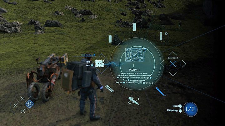 Musisz zaopatrzyć się w co najmniej jedną sztukę PCC, czyli gadżetu wykorzystywanego do stawiania różnorakich konstrukcji - Jak zdobyć i uruchomić nowy motocykl w Death Stranding? - Death Stranding - poradnik do gry