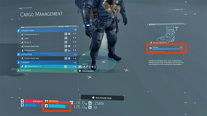 Zjawiska stopniowego zużywania się butów w Death Stranding nie możesz niestety definitywnie zwalczyć - Co zrobić, gdy zużyją się buty w Death Stranding? - Death Stranding - poradnik do gry