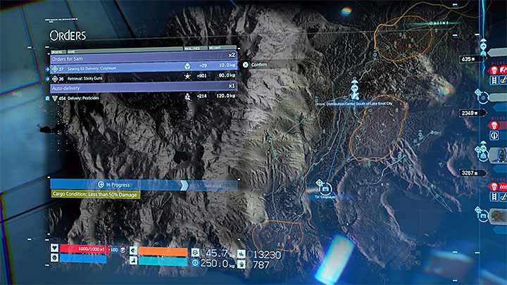 Na potrzeby spotkania z Conanem OBrienem musisz w trakcie przechodzenia trzeciego rozdziału gry odebrać zlecenie dla Sama z centrum dystrybucyjnego na południe od Lake Knot City (Distribution Center South of Lake Knot City) - Gdzie w Death Stranding można spotkać Conana OBriena? - Death Stranding - poradnik do gry