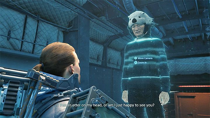 Po ukończeniu misji najpierw załączy się rozmowa z kobietą - Gdzie w Death Stranding można spotkać Conana OBriena? - Death Stranding - poradnik do gry