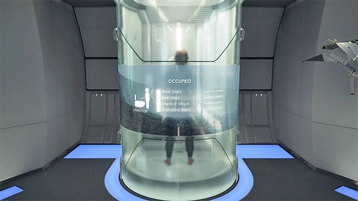W każdej prywatnej kwaterze - kryjówce znajduje się wydzielona sekcja z kabiną - Po co w Death Stranding używa się prysznica i WC? - Death Stranding - poradnik do gry