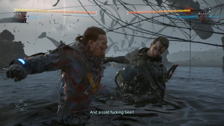 Ostatnia sekwencja z Higgsem znacznie różni się od wcześniejszych walk dostępnych w grze - Higgs | Boss w Death Stranding - Death Stranding - poradnik do gry