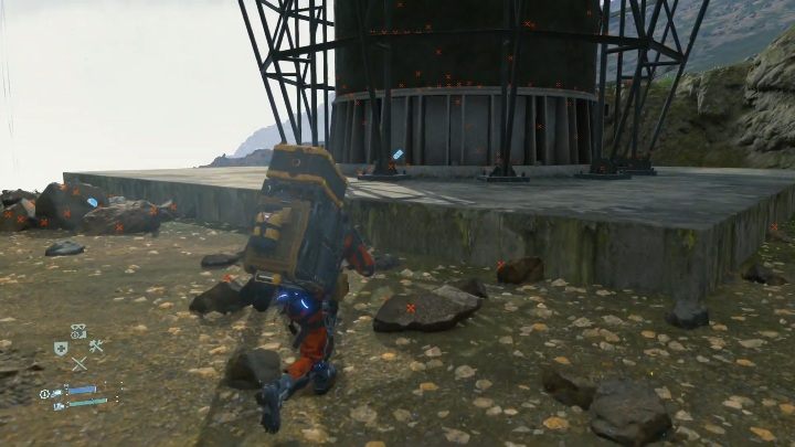 Ten nośnik pamięci znajduje się dokładnie pod anteną pogodową - Nośniki pamięci | Sekrety, znajdźki w Death Stranding - Death Stranding - poradnik do gry