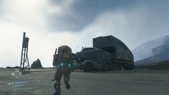 Koło laboratorium znajdziesz samochód, na nim leży znajdzka - Nośniki pamięci | Sekrety, znajdźki w Death Stranding - Death Stranding - poradnik do gry