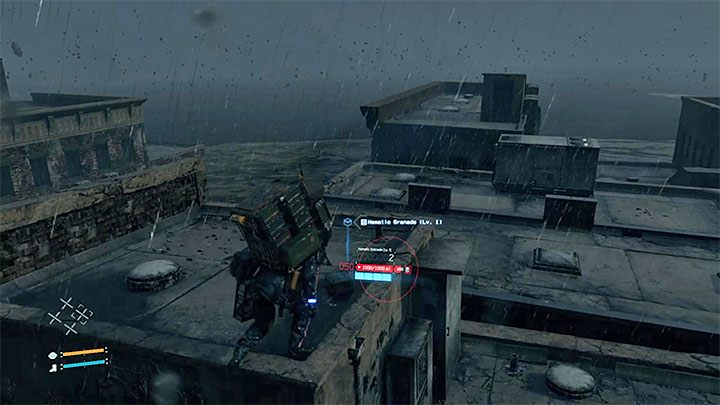 Jeśli nie posiadasz hematogranatów, to znajdziesz je w okolicy - do ich szybkiego odnajdywania używaj skanera - Kałamarnica | Boss w Death Stranding - Death Stranding - poradnik do gry