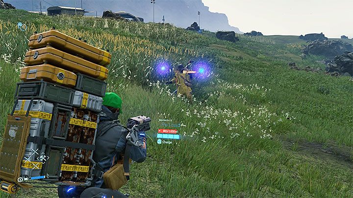 Wyrzutnia bolasów działa jak swego rodzaju paralizator - Jak zdobyć pierwsze bronie w Death Stranding? - Death Stranding - poradnik do gry