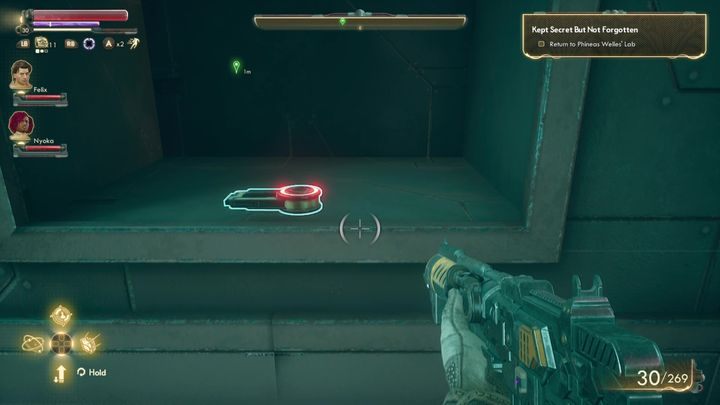 Następnie z poziomu terminala otwórz skrytkę znajdującą się w sypialni Phineasa - Co przechowane, nie zapomniane - The Outer Worlds - poradnik do gry