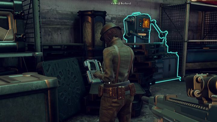 Plakat ten jest w posiadaniu Velmy, która pracuje w magazynie - Plakat dla Grimma | Misja poboczna w The Outer Worlds - The Outer Worlds - poradnik do gry