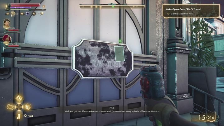 Okaże się, że paczka została wydana do doręczenia - Wkładaj kombinezon i... zostań | Misja poboczna w The Outer Worlds - The Outer Worlds - poradnik do gry