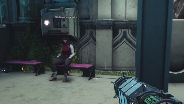 Na jednej z ulic Bizancjum spotkasz Hortense Ingalsbee - W stanie spoczynku | Misja poboczna w The Outer Worlds - The Outer Worlds - poradnik do gry