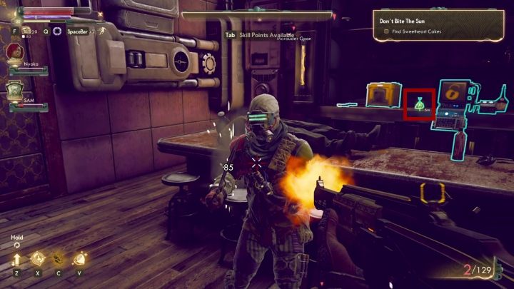 Ciastka kochanków znajdziesz natomiast w Kaskadii w sklepie Rizzo - Nie kąsaj słońca | Misja towarzysza w The Outer Worlds - The Outer Worlds - poradnik do gry