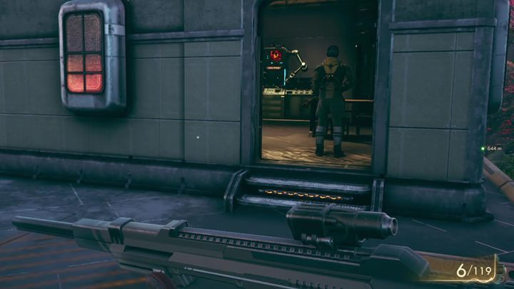 Przy lądowisku znajdującym w okolicy Nadbrzeża możesz trafić na Ludwiga Millera - Giń, Robocie | Misja poboczna w The Outer Worlds - The Outer Worlds - poradnik do gry