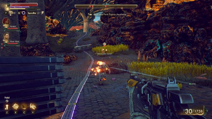 Towarzyszom możesz wydawać podstawowe polecenia. - Walka w The Outer Worlds - The Outer Worlds - poradnik do gry