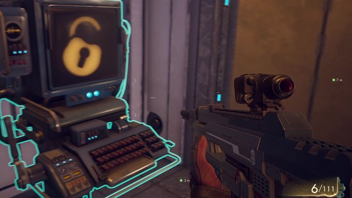 Jeśli posiadasz odpowiednio wysoki poziom hakowania lub otwierania zamków, to możesz od razu udać się na piętro apteki - Pasja w pigułce | Misja poboczna w The Outer Worlds - The Outer Worlds - poradnik do gry