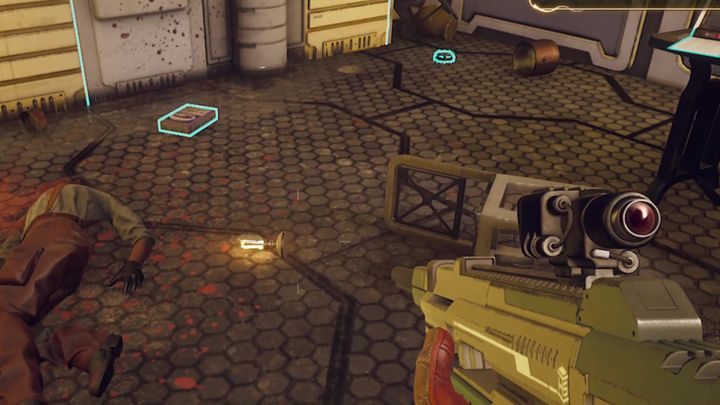 Miejsce zbrodni, znajduje się w jednym z mieszkań na parterze - Stalowy szczur | Misja poboczna w The Outer Worlds - The Outer Worlds - poradnik do gry