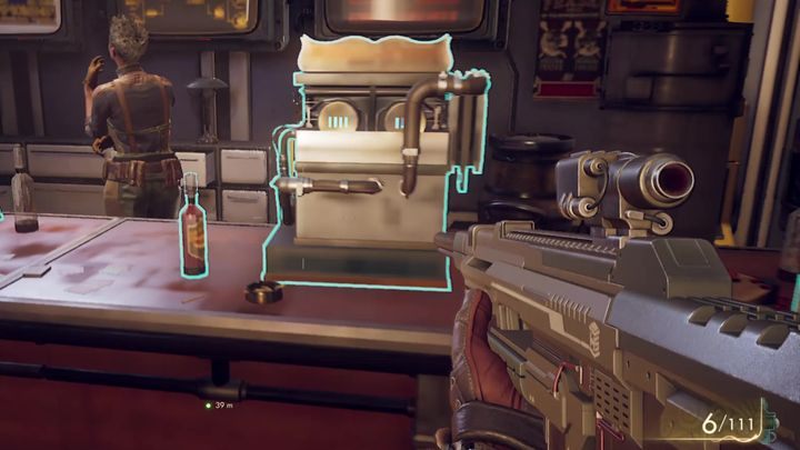 Twoim następnym celem jest zakład bukmacherski, z którego pochodził kupon - Stalowy szczur | Misja poboczna w The Outer Worlds - The Outer Worlds - poradnik do gry