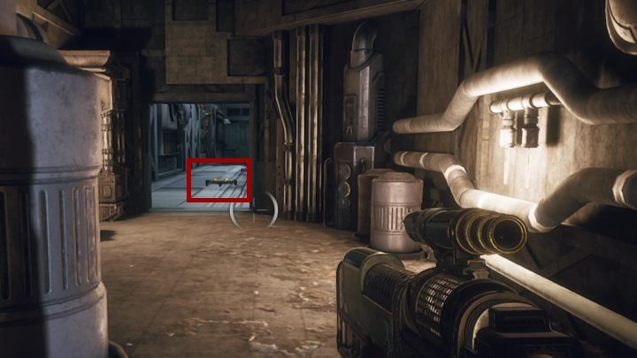 Dotarcie do terminala, umożliwiającego dokonanie resetu, będzie wymagać od ciebie pokonania robotów czających się na korytarzach kompleksu - Ciche głosy | Misja poboczna w The Outer Worlds - The Outer Worlds - poradnik do gry