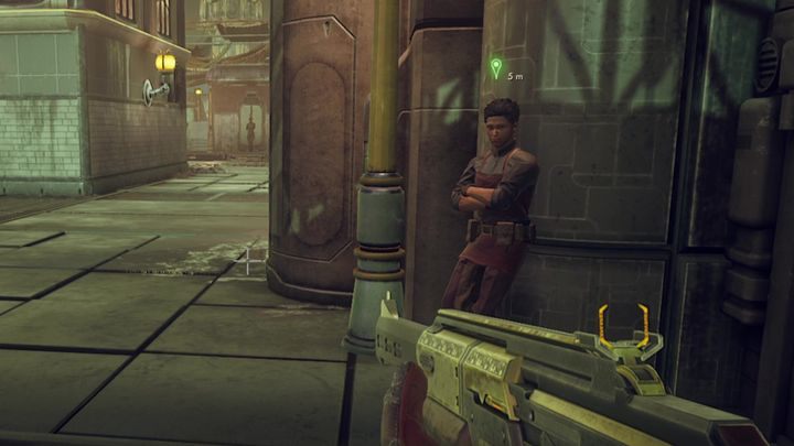 Sebastian znajduje się niedaleka od biura - Kwiaty dla Sebastiana | Zadanie poboczne w The Outer Worlds - The Outer Worlds - poradnik do gry