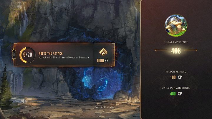 W Legends of Runeterra zaimplementowano system, który obniża zdobywaną ilość punktów doświadczenia w zależności od ilości wygranych lub przegranych - System doświadczenia w Legends of Runeterra - Legends of Runeterra - poradnik do gry