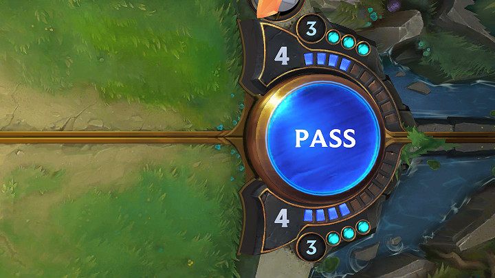 Na koniec tury niewykorzystana Mana przechodzi na punkty zaklęć, ale tylko maksymalnie 3 punkty - Mana w grze Legends of Runeterra - Legends of Runeterra - poradnik do gry