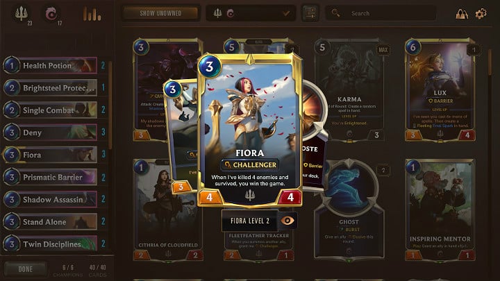 Karma to jeden z Bohaterów walczących po stronie Regionu Ionia - Demacia & Ionia | Najlepsze talie | Legends of Runeterra - Legends of Runeterra - poradnik do gry