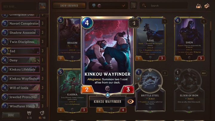 Każdy pojedynek zaczyna się fazą tzw - Ionia & Freljord | Najlepsze talie | Legends of Runeterra - Legends of Runeterra - poradnik do gry