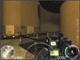 W prawej części sali znajduje się winda - [Misja 9] Nicole Parker - cz.4 | Chrome - Chrome - poradnik do gry