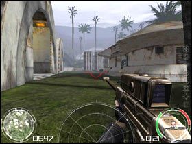 Wchodzimy na teren bazy i zabijamy strażników i idziemy prosto - [Misja 10] Magazyny - cz.2 | Chrome - Chrome - poradnik do gry