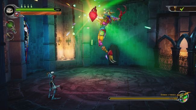 Po pokonaniu bossa podnieście Klucz z Czaszką i opuśćcie poziom - Mauzoleum na wzgórzu | Opis przejścia MediEvil - MediEvil - poradnik do gry